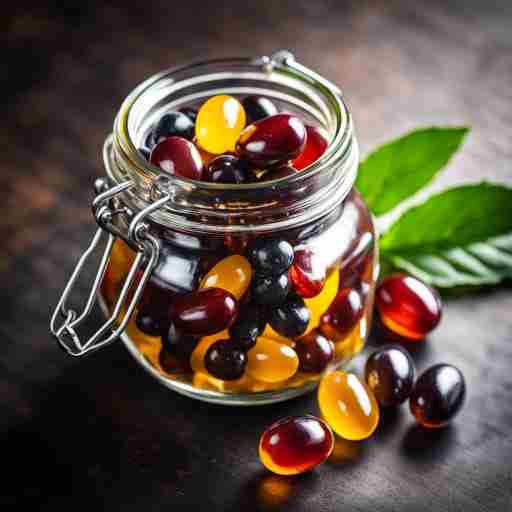 Immagine di un vasetto di integratori antiossidanti, che supportano il sistema immunitario e aumentano le difese del corpo