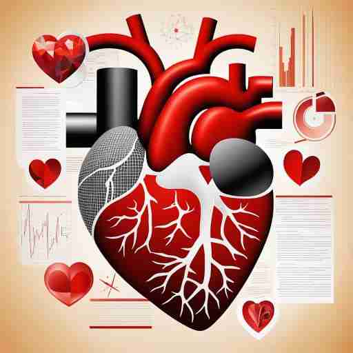 Scienza e Salute Cardiovascolare: Gli Studi che Sostengono gli Integratori - Un collage di documenti scientifici accanto a un cuore stilizzato, rappresentando il sostegno scientifico agli integratori per la salute del cuore.