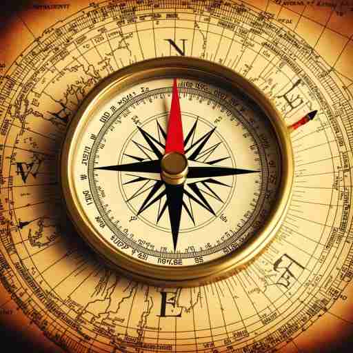 Consigli sull'Assunzione e Dosaggi Raccomandati: Navigando con Saggezza nel Mondo degli Integratori per gli Occhi - Immagine di una bussola su una mappa che rappresenta la guida ai dosaggi raccomandati degli integratori per gli occhi