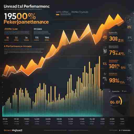 Un grafico che mostra l'aumento della performance atletica con l'uso di integratori alimentari.