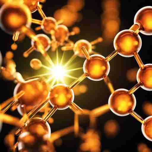 Luteina e Zeaxantina: Illuminiamo il Cammino verso Occhi Sani - Illustrazione delle molecole di luteina e zeaxantina con raggi luminosi che proteggono gli occhi