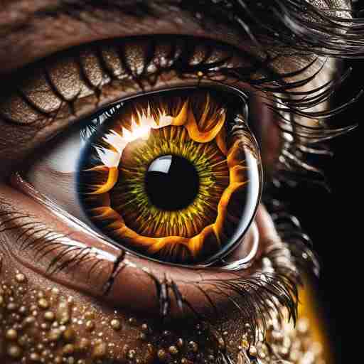 Importanza della Prevenzione e del Supporto Antiossidante: Scudo Protettivo per gli Occhi Radianti - Illustrazione di un occhio protetto da un'armatura antiossidante