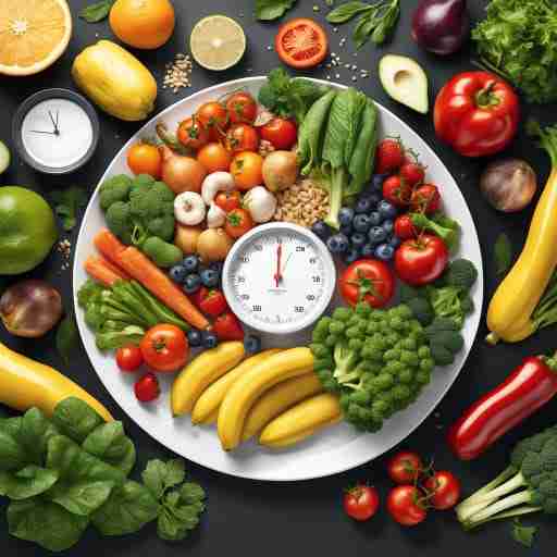 Un'immagine che rappresenti uno stile di vita sano e attivo, come una persona che fa jogging, pratica yoga o prepara un pasto salutare a base di ingredienti freschi. Accanto a questa immagine potrebbe essere presente un'icona rappresentativa di una bilancia che mostra un peso sano