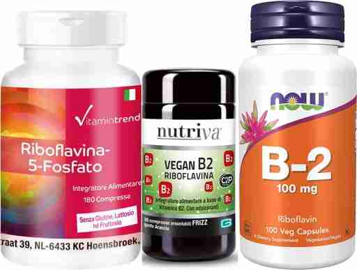 I migliori integratori a base di riboflavina, vitamina B2