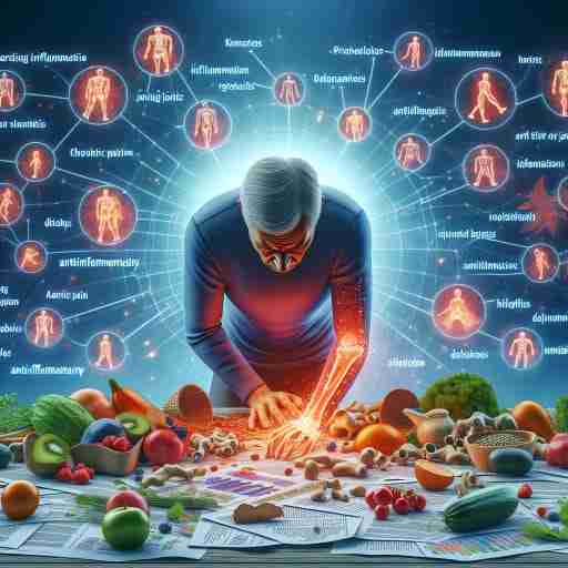 Alimenti Antinfiammatori: Riduci Dolori Cronici Naturalmente. Persona stanca di soffrire di infiammazioni, dolore cronico o problemi alle articolazioni i segreti di una dieta per la salute articolare e gli alimenti antinfiammatori