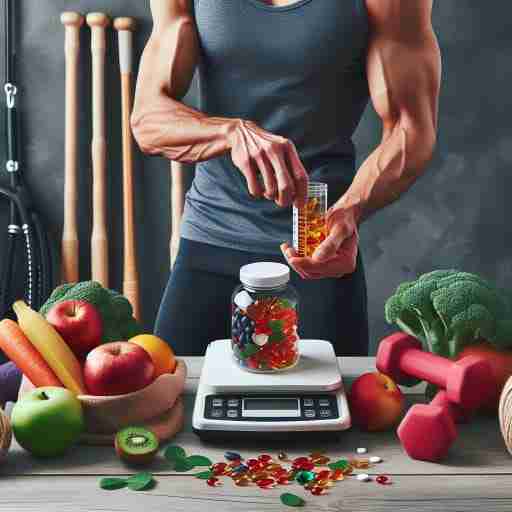 Alimenti antinfiammatori: Conclusioni. Sportivo che fa una dieta antinfiammatoria e utilizza integratori alimentari naturali per la salute articolare il benessere generale.