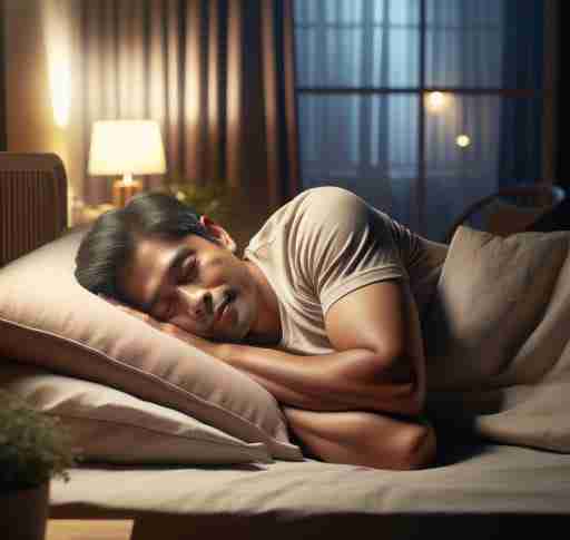 Stress Ossidativo: Effetti, Rimedi Naturali e Consigli per Mantenere Salute ed Equilibrio. Una persona che dorme serenamente, sottolineando l'importanza di un sonno ristoratore per contrastare lo stress ossidativo.