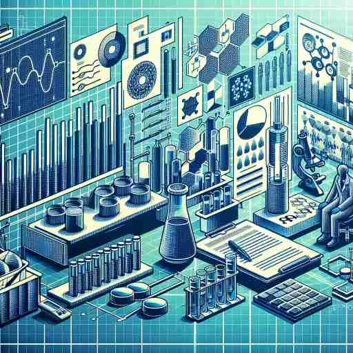 Studi Clinici e Risultati. Grafico o tabella che riassume i risultati di studi clinici sull'efficacia dell'MSM. Foto di laboratorio o ricerca scientifica che rappresenta gli studi condotti sull'MSM.