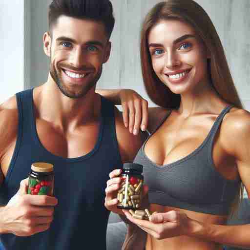 I migliori integratori per ridurre l'infiammazione durante la dieta chetogenica una coppia in forma e allegra. Tra gli integratori anti-infiammatori più efficaci