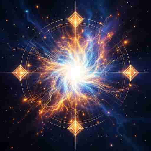 Funzioni vitali del magnesio: perché non possiamo farne a meno? immagine astratta che simboleggia l'energia e la vitalità, con il magnesio come elemento centrale