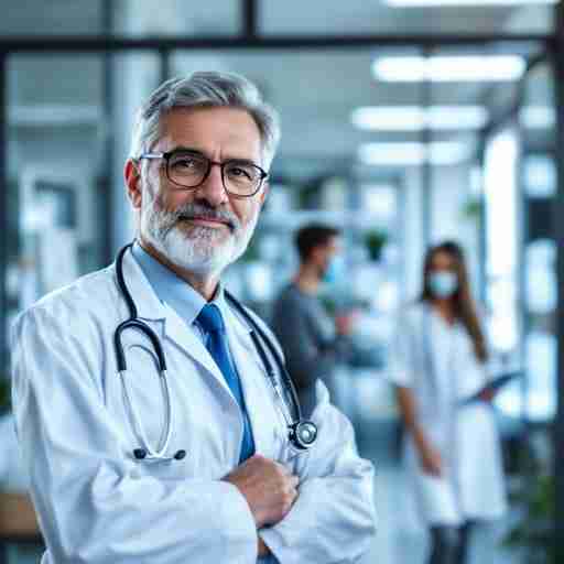 Metformina e magnesio: possono lavorare in sinergia per il benessere? Un medico prescrive metformina e integratori di magnesio. In secondo piano, una persona sana e attiva