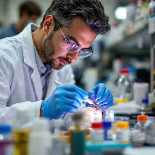 Quale tipo di magnesio è più efficace per chi vive con il diabete? Uno scienziato analizza diversi tipi di integratori di magnesio in laboratorio. Diverse pillole e capsule sono etichettate con diverse forme di magnesio