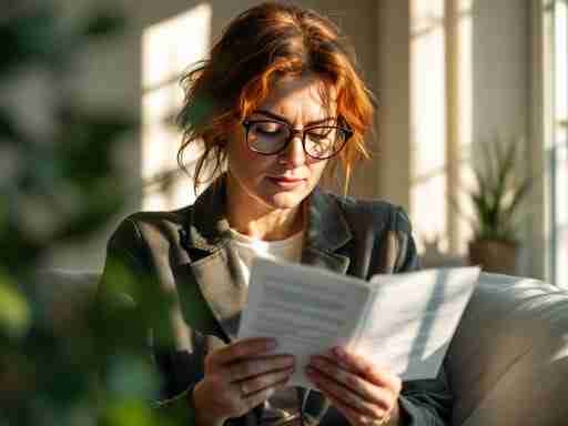 Le controindicazioni dell'olio di magnesio: cosa sapere prima di usarlo? Persona che legge le istruzioni su una bottiglia di olio di magnesio, con un'espressione pensierosa