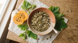 Scopri di più sull'articolo Semi di zucca proprietà: 7 motivi per averli sempre in dispensa (energia, muscoli e benessere