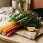 Bietola proprietà nutrizionali: cosa c'è dentro e 5 ricette semplici per portarla in tavola Mazzo di bietola fresca con coste colorate: bietola proprietà nutrizionali e ricette semplici